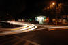 Main Street at night in Great Barrington