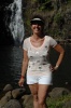 Mom at Waimea Falls