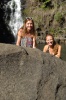 Lauren and Meagan at Waimea Falls