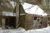 An old, abandoned shack on Gibbs Road