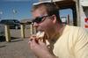 Tim enjoying his Frybread