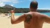 Dad's Tattoo at Haunamua Bay