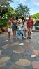 Posing with Mickey at Aulani