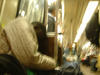 Shadowy NYC Subway in Motion